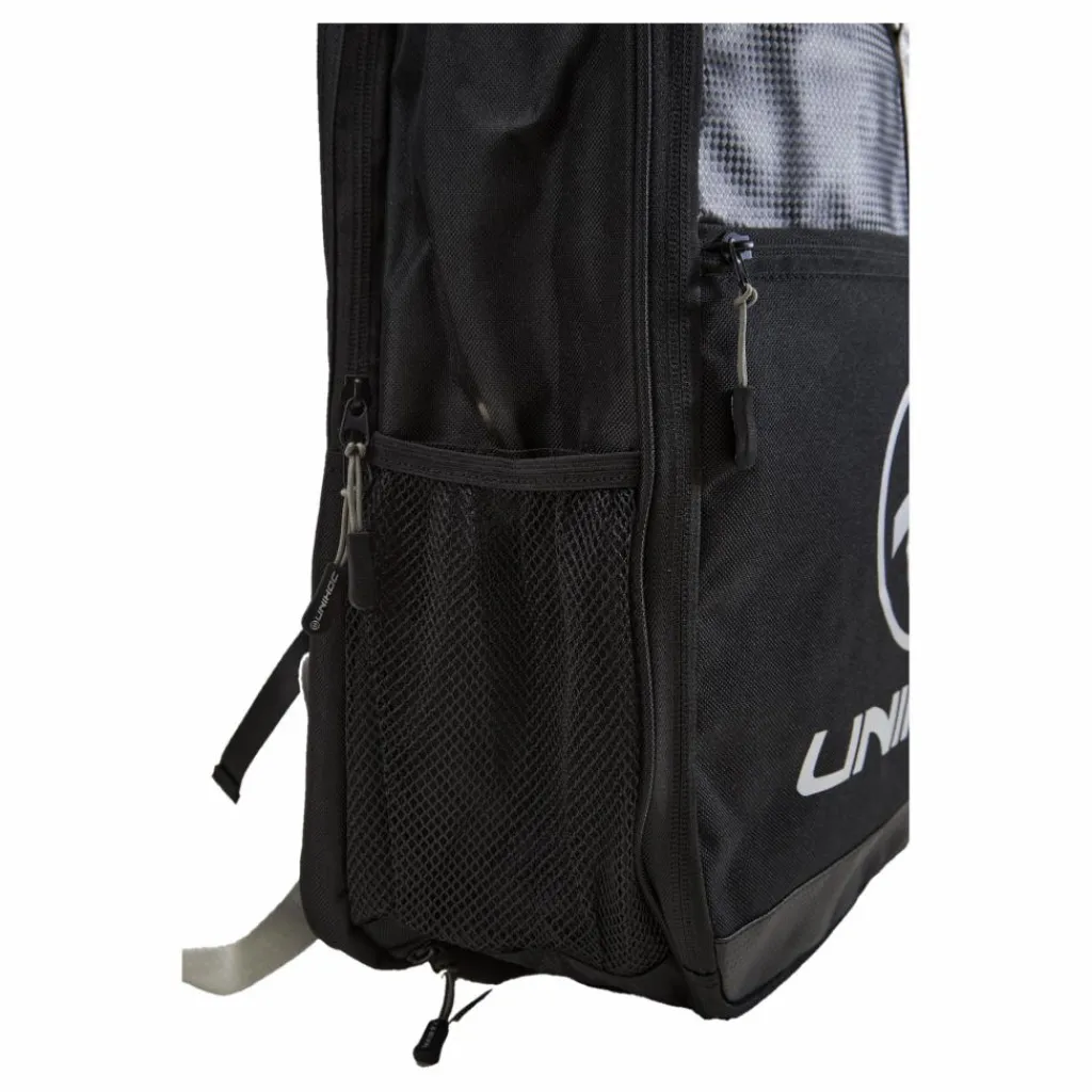 Unihoc Backpack Re/play Line Black Black* Inomhussporter