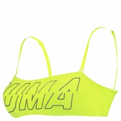 Puma Bandeau Top Yellow* Simning|Badkläder