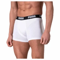 Puma Basic Boxer 2-Pack White/Black* Underkläder|Träning