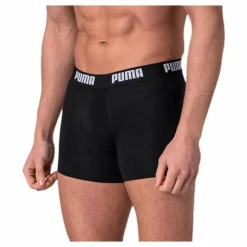 Puma Basic Boxer 2-Pack White/Black* Underkläder|Träning
