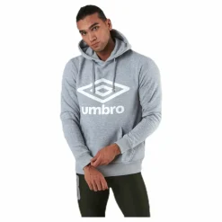 Umbro Basic Logo Hood Grey* Fotboll|Tröjor