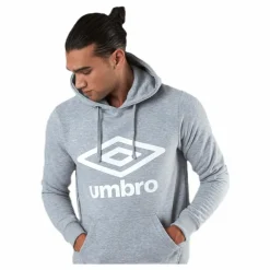 Umbro Basic Logo Hood Grey* Fotboll|Tröjor
