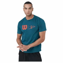 Wilson Bela Hype Tech Tee Blue Coral* T-Shirts|Racketsporter