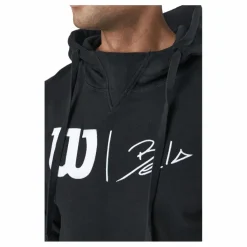Wilson Bela Po Hoody-slimfit Black/white* Racketsporter