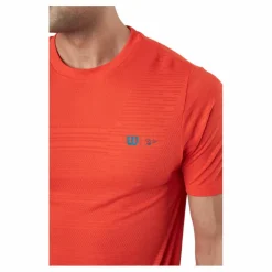 Wilson Bela Smls Crew Iii Fiesta* T-Shirts|Racketsporter