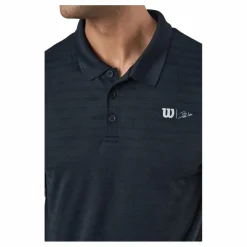 Wilson Bela Stripe Polo Ii Black* Racketsporter|T-Shirts