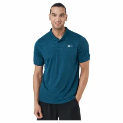 Wilson Bela Stripe Polo Ii Blue Coral* Racketsporter|T-Shirts