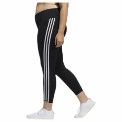 adidas Believe This 2.0 3 Stripe 7/8 Tight Plus Size Black / White* Tights|Träning