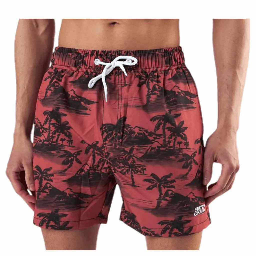 Cruz Bellamy Forest Boardshorts Pink* Simning|Badkläder