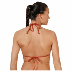 Pieces Belma Bikini Bra Top Red* Simning|Badkläder