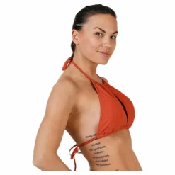 Pieces Belma Bikini Bra Top Red* Simning|Badkläder