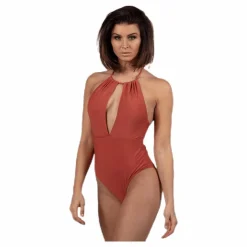 Pieces Belma Swimsuit Red* Simning|Badkläder