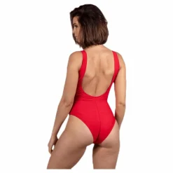 Pieces Benice Swimsuit Red* Simning|Badkläder