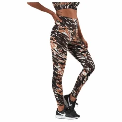 Casall Better High Waist 7/8 Tights Black/Beige* Tights|Träning