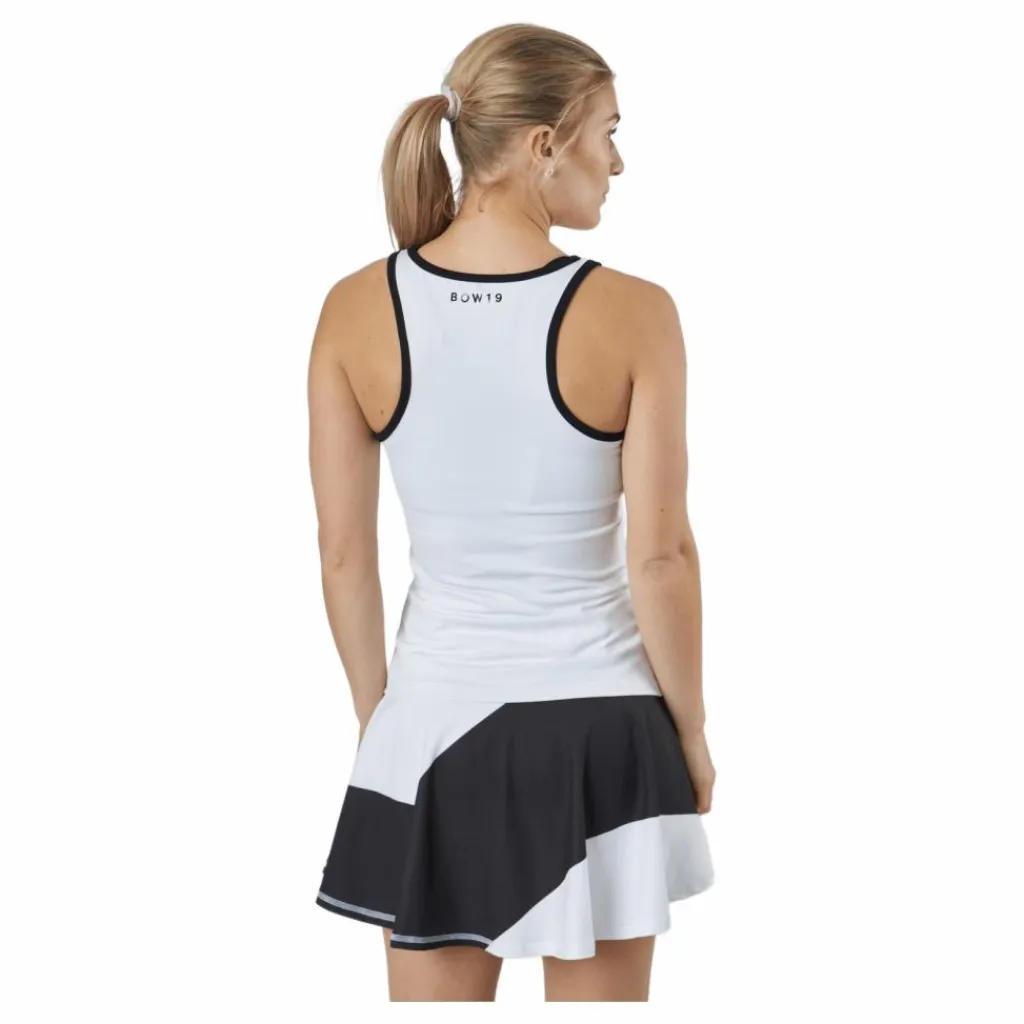 BOW19 Betty Top White/black* Racketsporter|Linnen