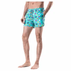 Happy Socks Big Dot Swim Shorts Green* Simning|Badkläder