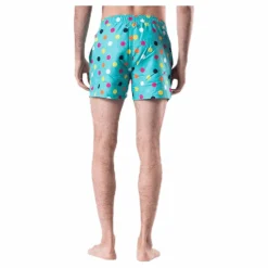 Happy Socks Big Dot Swim Shorts Green* Simning|Badkläder