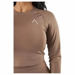 BLACC Recy Long Sleeve Top Taupe Grey* Tröjor|Träning