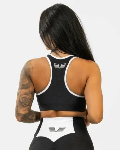 Gavelo Black & White Swirl Sports Bra Black/white* Sport-Bh:Ar|Träning