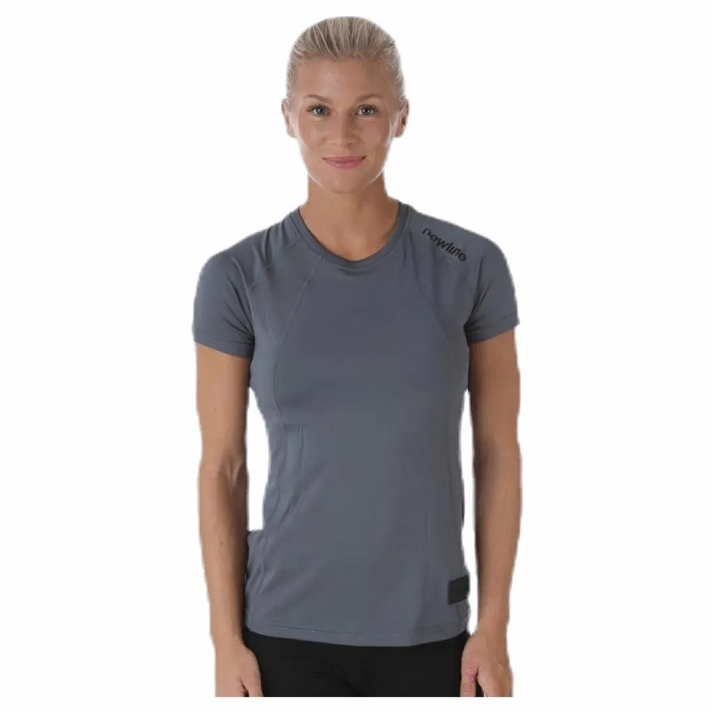 Newline BLACK Airflow Tee Grey* T-Shirts|Löpning