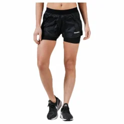 Newline Black 2-Lay Shorts Black* Shorts|Löpning