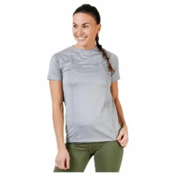 Newline Black Tech Tee Grey* T-Shirts|Löpning