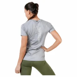 Newline Black Tech Tee Grey* T-Shirts|Löpning