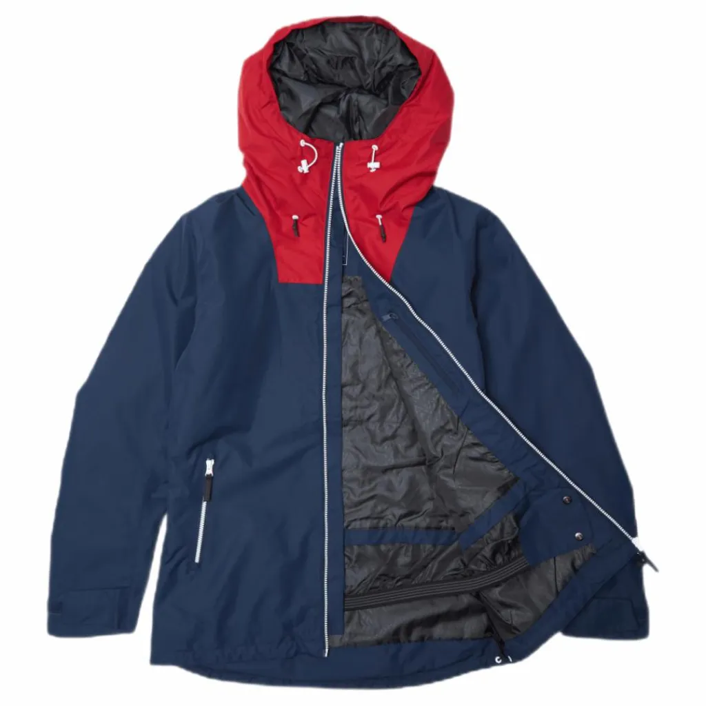 ColourWear Block Jacket Blue* Alpint|Jackor