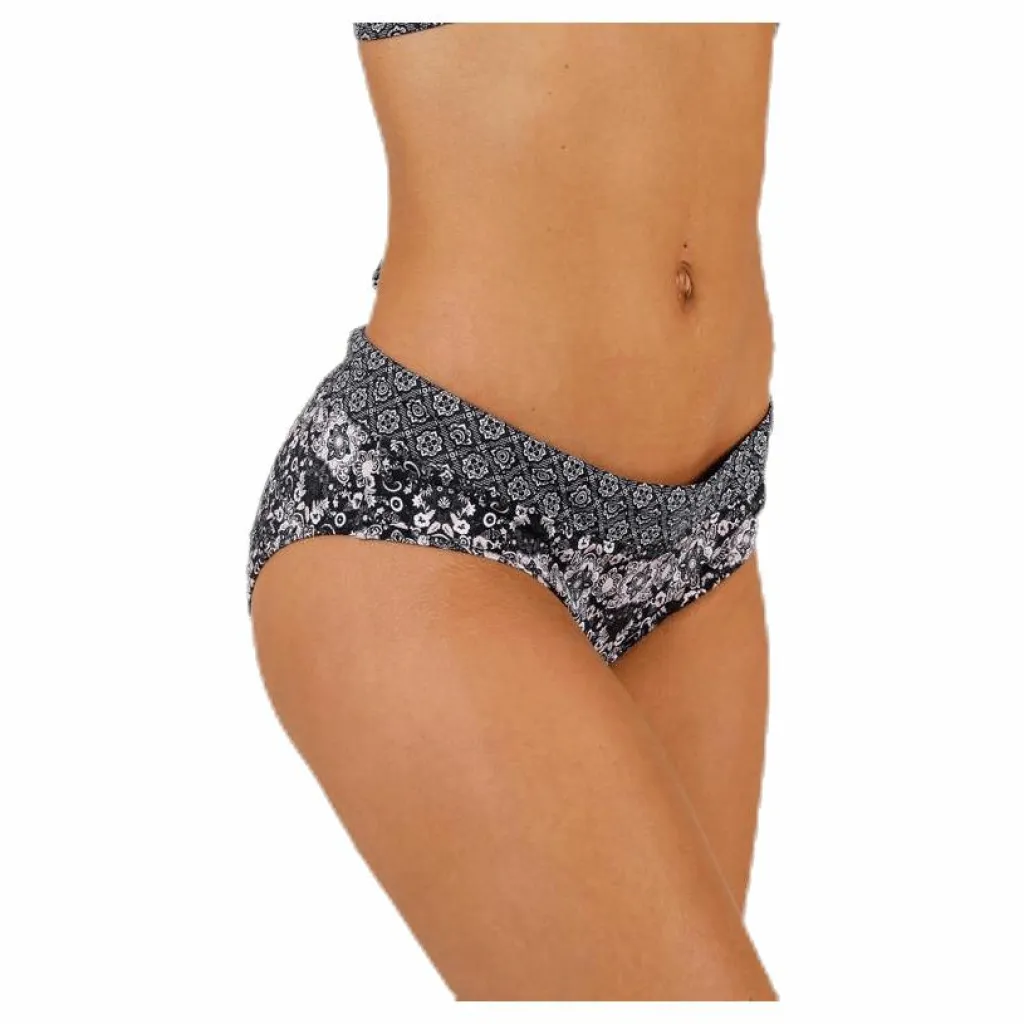 Odd Molly Blossom Bikini Bottom Black* Simning|Badkläder