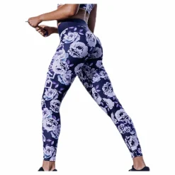 BLACC Bluebell ll Purple/Patterned/White* Träning|Tights
