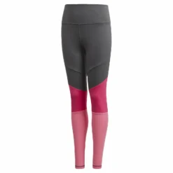 adidas Bold Block Youth Pink/Grey*Barn Tights|Träning