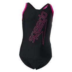 Speedo Boomstar Placement Flyback Pink/Black*Barn Simning|Badkläder