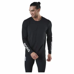 Björn Borg Borg LS Tee Black* Tröjor|Träning