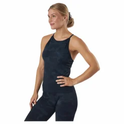 Casall Botanical Strap Tank Botanical Blue* Linnen|Träning