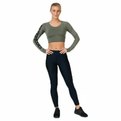 Better Bodies Bowery cropped LS Green* Tröjor|Träning