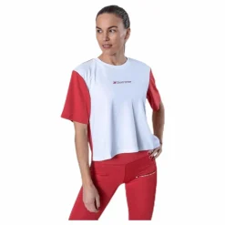 Tommy Hilfiger Sport Boxy T-Shirt Short Sleeve Pink/White* T-Shirts|Träning