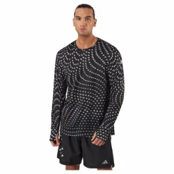 adidas Brand Love Graphic Long Sleeve Long-sleeve Top Black* Tröjor|Löpning