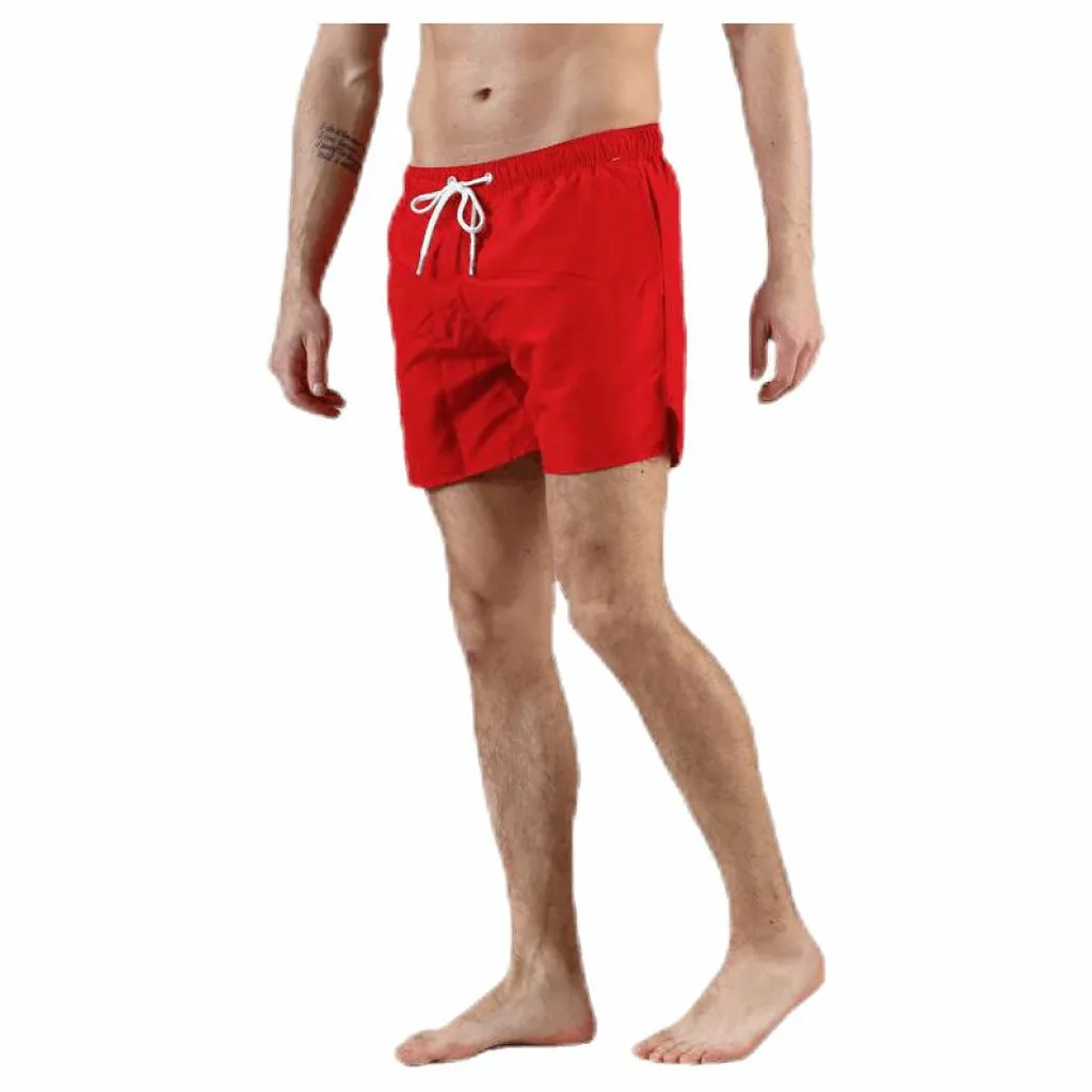 Frank Dandy Breeze Long Swim Shorts Red* Simning|Badkläder