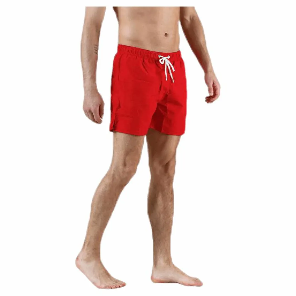Frank Dandy Breeze Long Swim Shorts Red* Simning|Badkläder