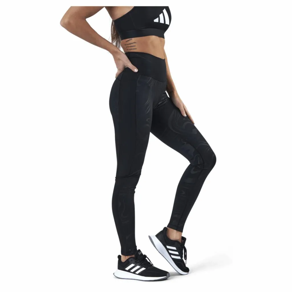 adidas BT L Glam On Tight Black* Tights|Träning