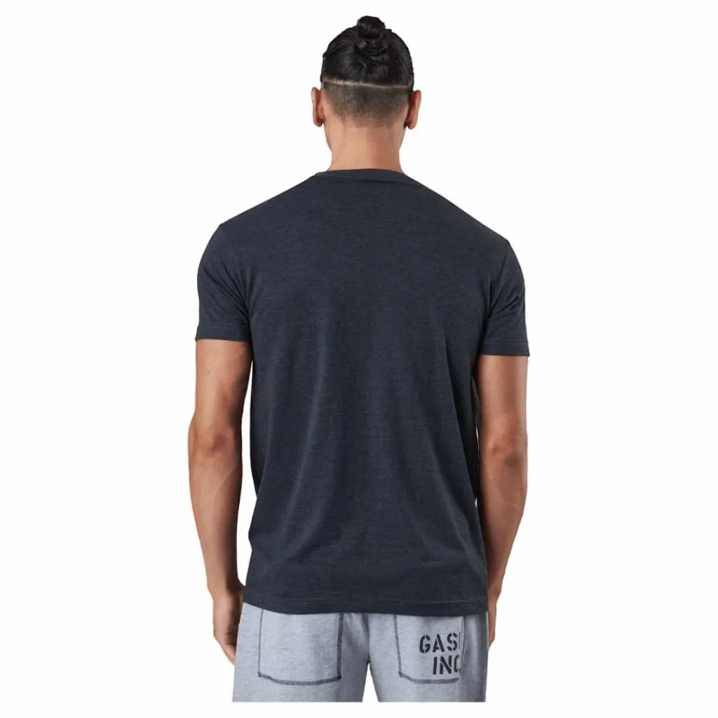 GASP Cadet Tee Dark Grey Melange* T-Shirts|Träning