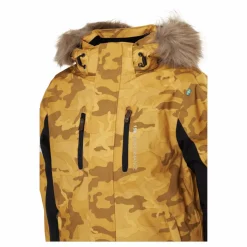 Lindberg Camo Jacket Yellow*Barn Alpint|Jackor