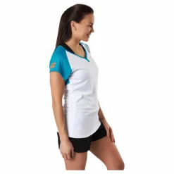 Babolat Cap Sleeve Top Play Blue/White* Racketsporter|T-Shirts