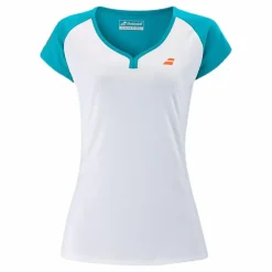 Babolat Cap Sleeve Top Play Blue/White*Barn Racketsporter|T-Shirts