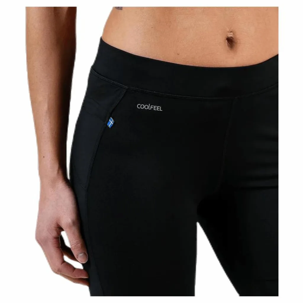 Salming Capri Logo Tights W Black* Tights|Löpning