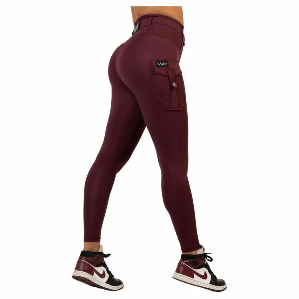 Gavelo Cargo Burgundy Leggings Dark Red* Tights|Träning