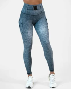 Gavelo Cargo Leggings Denim Denim* Träning|Tights