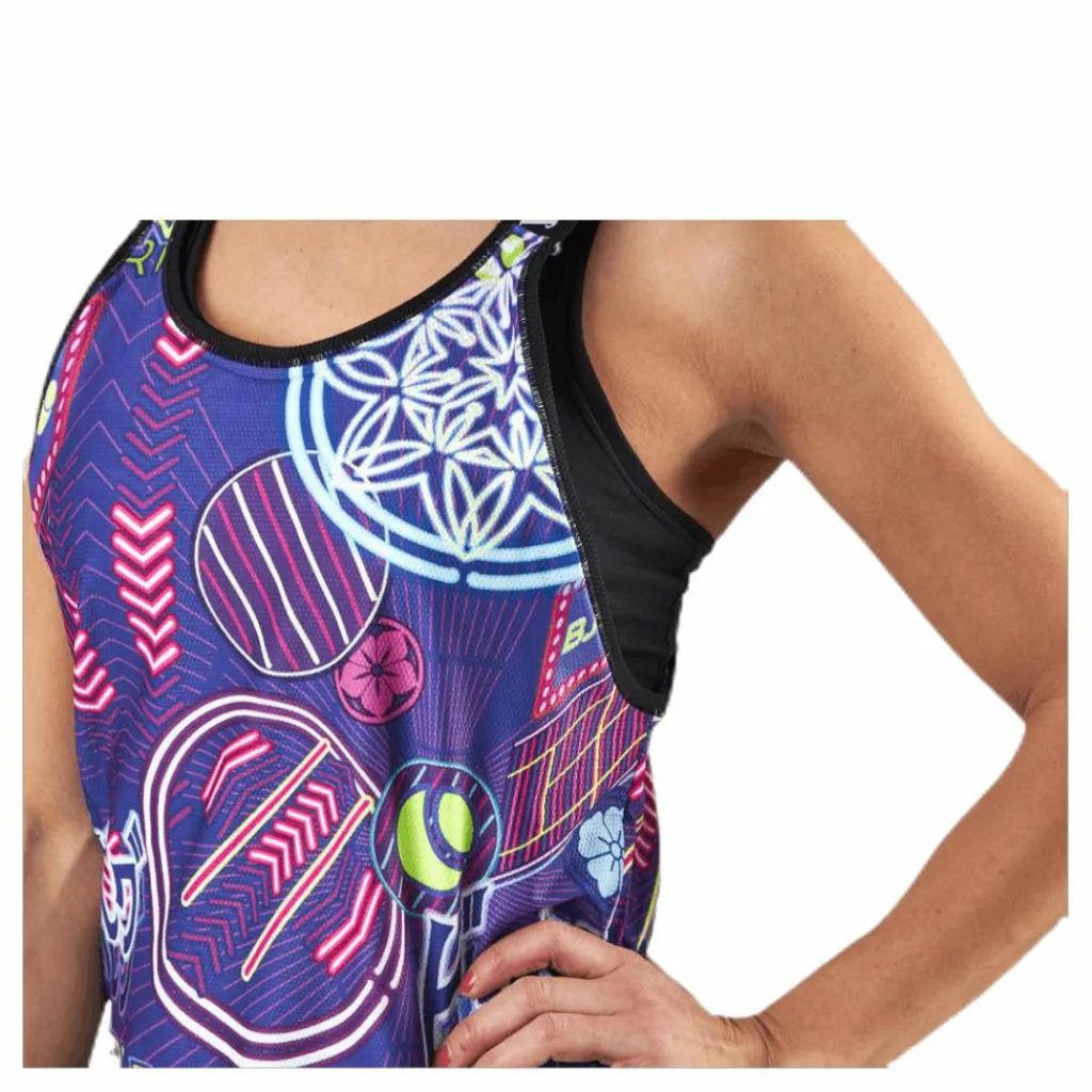 Björn Borg Cassie Loose Top Patterned* Linnen|Träning