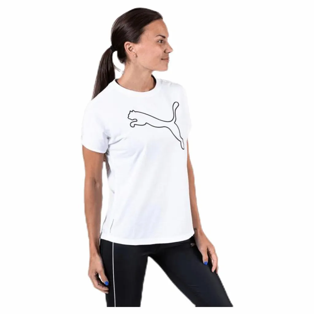 Puma Cat Tee White* T-Shirts|Träning
