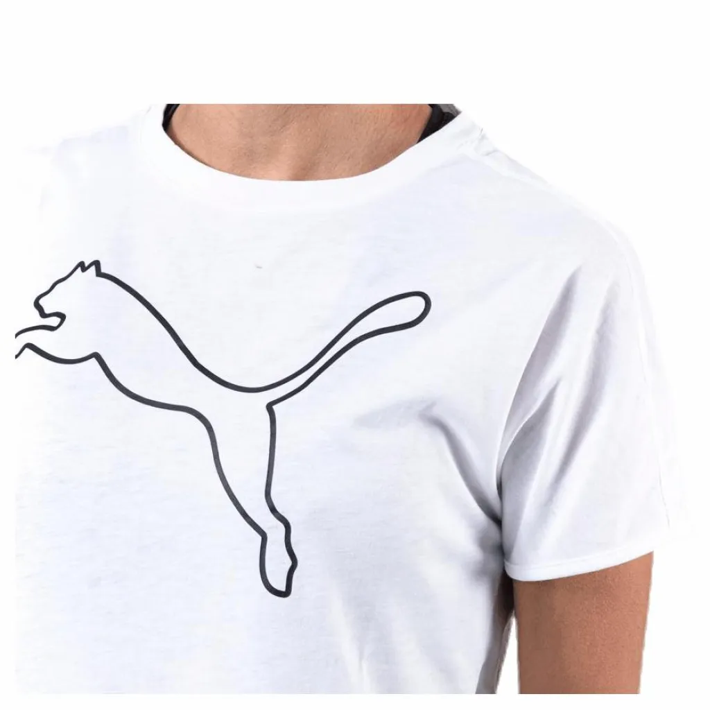 Puma Cat Tee White* T-Shirts|Träning